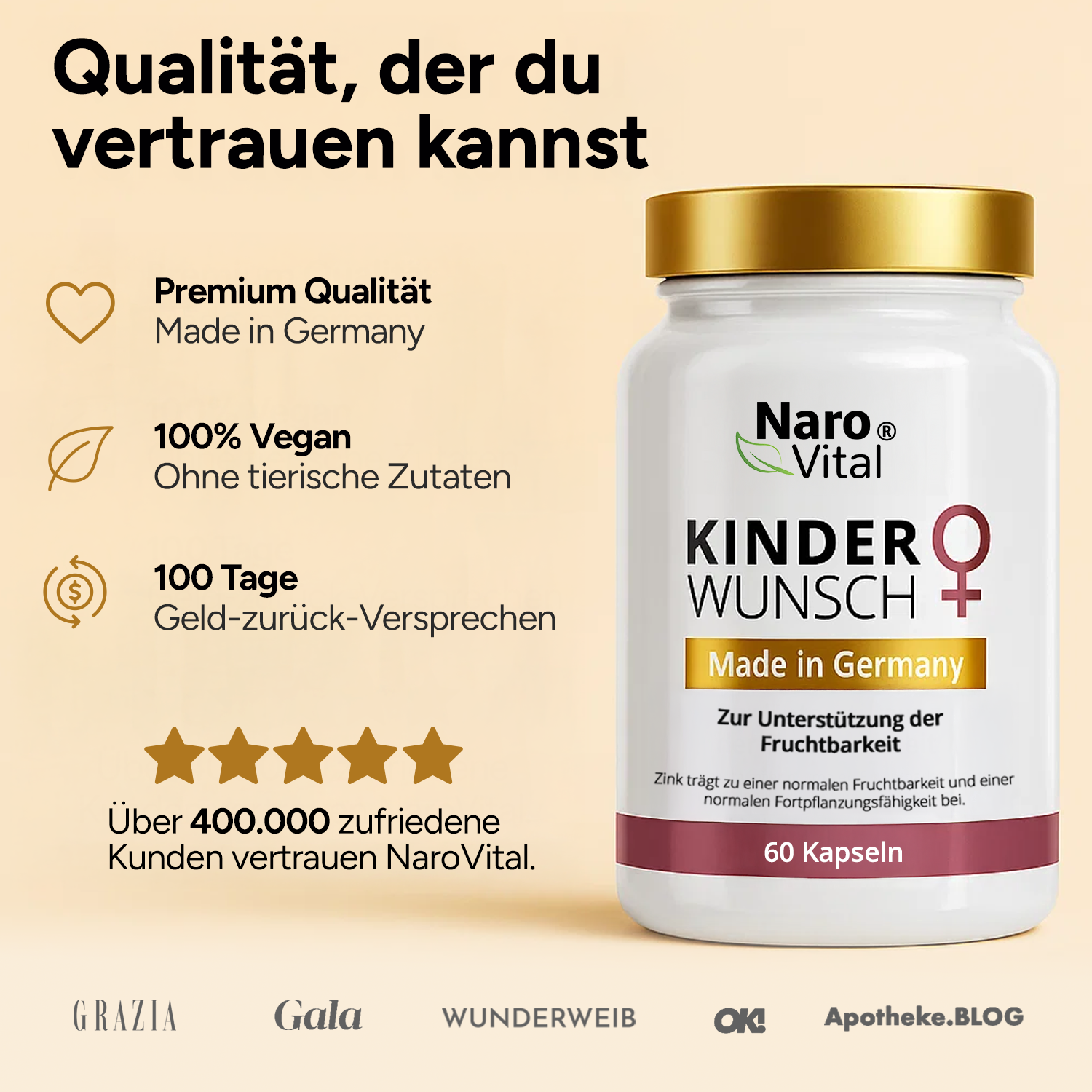 Kinderwunsch – Pränatale Vitamine