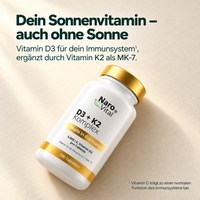 Vitamin D3 + K2 Komplex