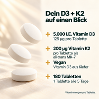 Vitamin D3 + K2 Komplex