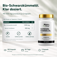 Bio Schwarzkümmelöl Kapseln