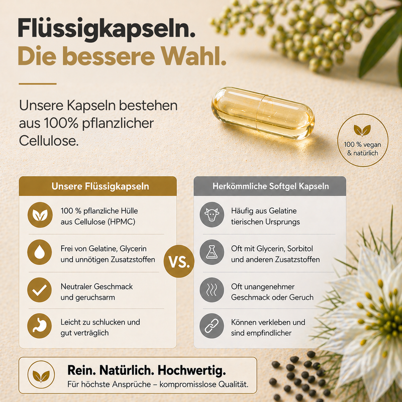 Bio Schwarzkümmelöl Kapseln