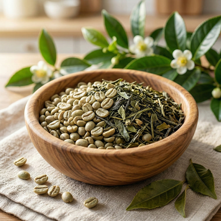 Grüner Kaffee & Grüntee