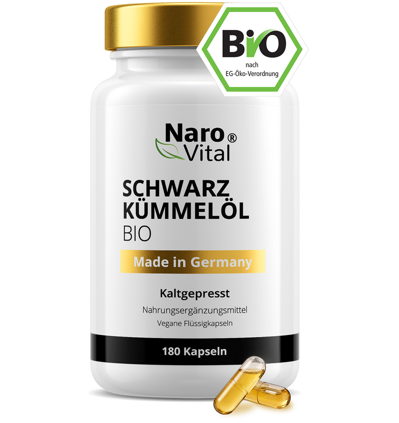 Bio Schwarzkümmelöl Kapseln