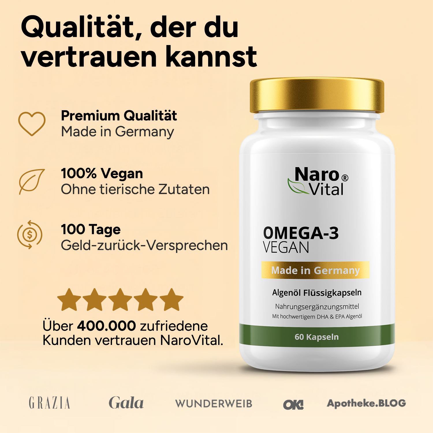 Omega-3 - Veganes Algenöl