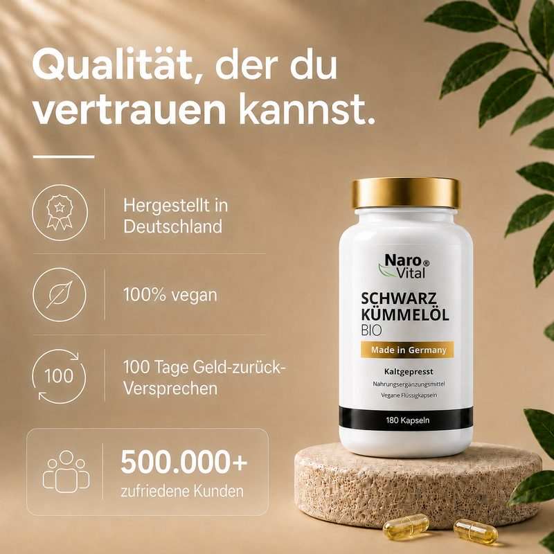 Bio Schwarzkümmelöl Kapseln