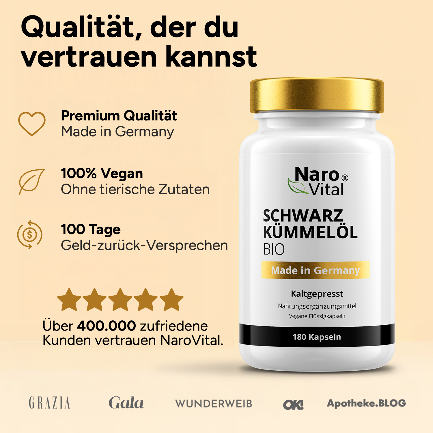 Bio Schwarzkümmelöl Kapseln