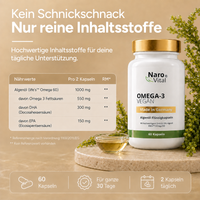 Omega-3 - Veganes Algenöl