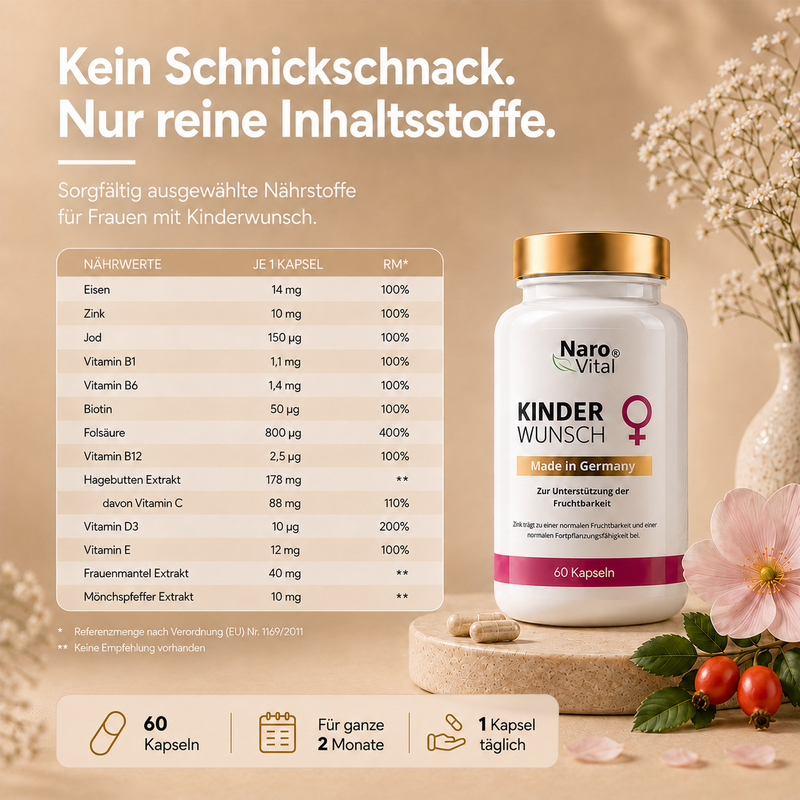 Kinderwunsch – Pränatale Vitamine