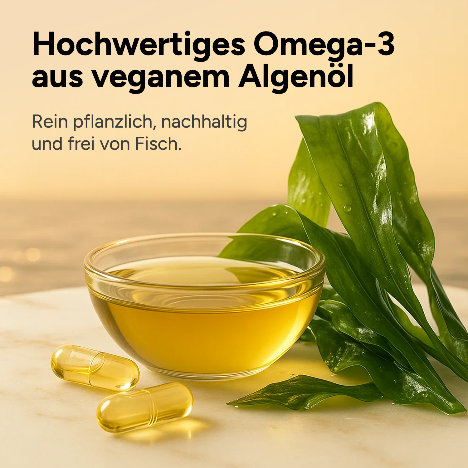 Omega-3 - Veganes Algenöl
